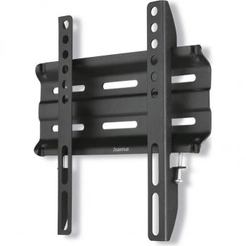 Soporte de Pared Fijo para TV Hama de 48 Pulgadas, VESA 200x200, Hasta 25 kg, Distancia a la Pared 2,3 cm, con Nivel Integrado