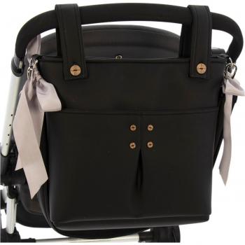 Bolso talega para silla de paseo Rosy Fuentes - Bolso práctico y funcional, diseñado para sillas de paseo, con múltiples compartimentos, fabricado en materiales resistentes y fáciles de limpiar, incluye correas ajustables para un fácil transporte