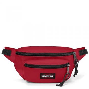 Riñonera Eastpak Doggy Bag Scarlet Red, 3 L, color rojo oscuro y negro puro
