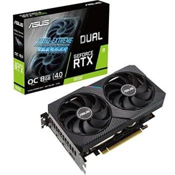 ASUS GeForce Dual RTX 3050 8GB OC Edition Gaming Graphics Card