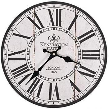 vidaXL Reloj de Pared de Estilo Vintage Redondo con Números Romanos London 30 cm