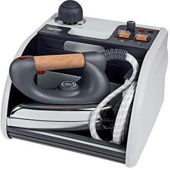 Polti Vaporella Super Pro Centro de planchado a vapor, tapón de seguridad, 3 Bar, de colores surtidos, 1.3 L, 1750 W, Aluminio, Gris/Blanco