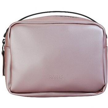 Rains Unisex Box Bag - Muse - One Size - Grey - 22 cm Rose Gold