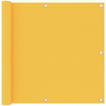 Toldo para balcón tela oxford amarillo 90x600 cm