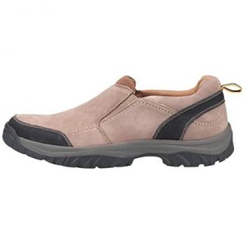 Cotswold Boxwell Men's Tan Leather Slip-On Loafers with Memory Foam
