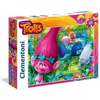 Rompecabezas de 60 Piezas Trolls de Clementoni