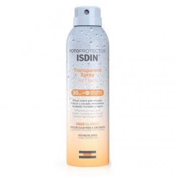 Fotoprotector ISDIN SPF 30 Spray Transparent Wet Skin 1 Envase 250 ml