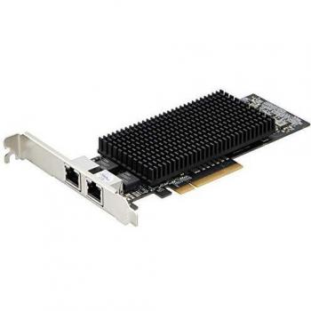 StarTech.com ST10GSPEXNDP Dual-Port 10Gb PCIe Network Card with 10GBASE-T and NBASE-T, 2 x RJ45, Dual NIC Card