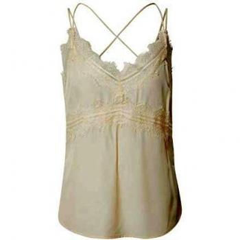 Vila Top Mujer Viemisa Singlet Beige 36