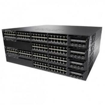 Cisco Catalyst 3650-24TS Layer 3 Switch - 24 Ethernet Ports, Managed, Gigabit Ethernet (10/100/1000), 1U Rack-Mountable, Black