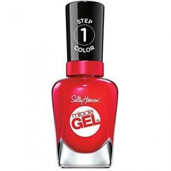Sally Hansen Miracle Gel Nail Polish, Pink and Red Shades, Red Eye