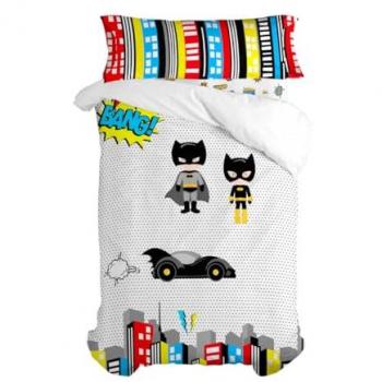 Juego de funda nórdica HappyFriday Mr Fox Bat Multicolor Cama de 105 2 Piezas