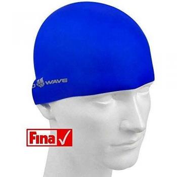 Gorro de Natación de Silicona Intensiva Sólido Azul