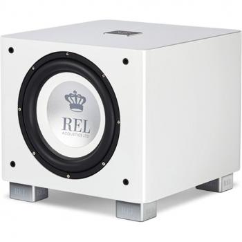 REL Acoustics Subwoofer activo T/9x, Blanco lacado