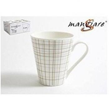 Dropex - Set 6 mug conica 325cc Notebook 37x26x33 cm