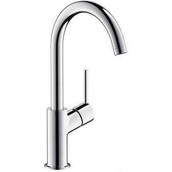 Hansgrohe 32080000 Talis grifo de lavabo 210, con caño fijo y vaciador Push-Open, cromo