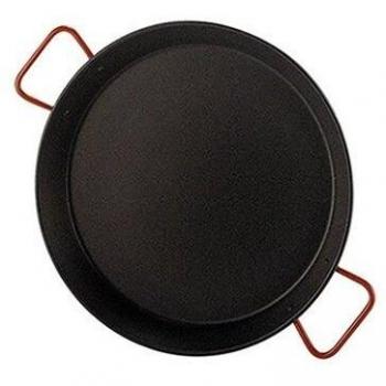 Garcima 5020500 Paellera Valenciana Antiadherente para 4 Personas 30 cm, Acero, Negro/Rojo