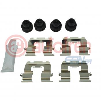 Kit de montaje pastillas de freno AUTOFREN SEINSA D4-3190A, incluye pastillas de freno, kit de accesorios y es compatible con vehículos específicos
