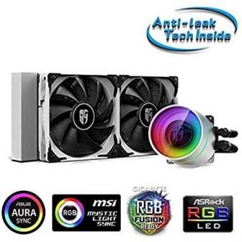 Deepcool Castle 240EX ARGB Sistema de Refrigeración Líquida Blanco
