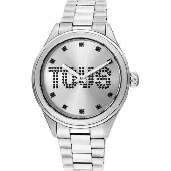 Reloj Tous Mod. 200351111 para Mujer - Elegante y Moderno con Detalles de Cristales - Resistente al Agua con Correa de Cuero