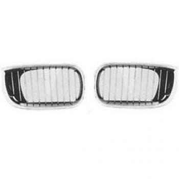 Rejilla delantera completamente cromada para BMW Serie 3 E46 Sedán (2001-2005) - VAN WEZEL 0649517
