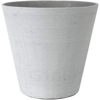 Blomus COLUNA Pflanzgefäß, Hellgrau, Polystone, H 32 cm, Ø 34 cm, 65737