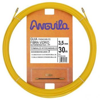 Guía pasacables Anguila 30350030 de fibra de vidrio autoenergética de 30 metros con diámetro de 3.5mm
