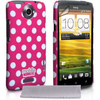 Yousave Accessories HT-DA01-Z9 - Funda, protector de pantalla y paño de limpieza para HTC One X