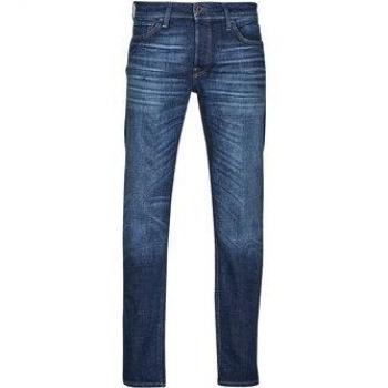 Jack & Jones Men's Comfort Fit Straight Leg Jeans JJIMIKE JJORIGINAL Blue Denim 34W/32L