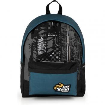 Mochila Gabol Road Azul y Negra Waterproof