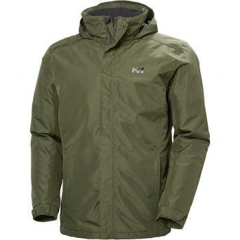 Chaqueta Helly Hansen Dubliner verde con capucha para hombre