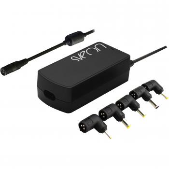 Sveon SAC102 - Cargador universal de portátil de 40w con ajuste automático de voltaje, color negro