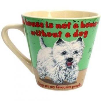 ECP Design Martin Wiscombe - Taza de cerámica, diseño de perro westie