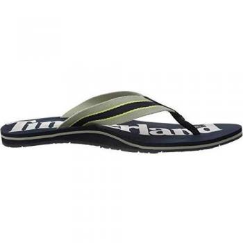 Timberland Wild Dunes Fabic and Leather, Chanclas para Hombre, Azul