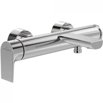 Mezclador mecánico de baño-ducha Villeroy & Boch Liberty, cromado, con inversor y protección antirretorno, montaje en pared