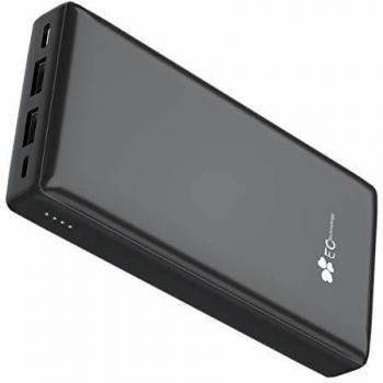 EC TECHNOLOGY Bateria Portatil Movil PowerBank 26800amh de Bateria Externa de Cargador Externo de Carga Rapida de 2 Puertos de 2.4A de Output USB C y Micro para Smartphone y Tableta