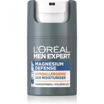 L'Oreal Men Expert Crema Hidratante para Piel Sensible con Magnesio y Ácido Hialurónico 50ml