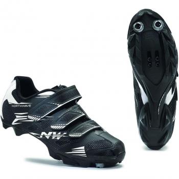 Northwave Katana 2 Zapatillas para Bicicleta, Mujer, Negro y Blanco, 36