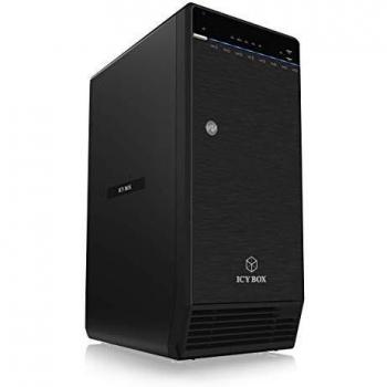 Caja para disco duro SATA de 2,5 y 3,5 pulgadas USB-C™ USB 3.1 IB-3780-C31 Carcasa de disco duro/SSD Negro