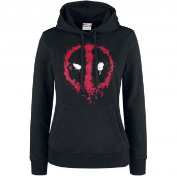 Deadpool Sudadera con Capucha y Cremallera con Capucha Marvel Cotton Black - L