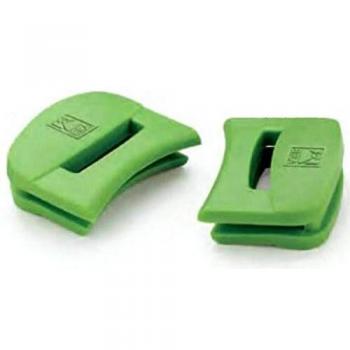 BRA Prior - Juego de 2 asas de silicona, medida pequeña, para BRA Prior, con diámetro de 20 cm, color verde