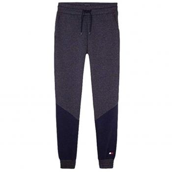 Tommy Hilfiger Hombre Joggers de Logotipo, Azul, Medium
