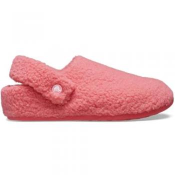 Crocs Classic Cozzzy Slippers - Unisex Hot Blush Footwear