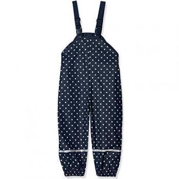 Buzo de Lluvia Unisex para Niños con Puntos Marineros, Azul Marino, Talla 92