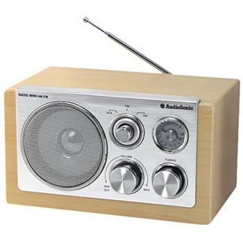 Smartwares RD-1540 – Radio retro, radio FM, entrada auxiliar, 5 W