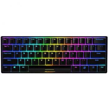 Teclado para gaming Sharkoon SGK50 S4 USB QWERTY Inglés de EE. UU. Negro