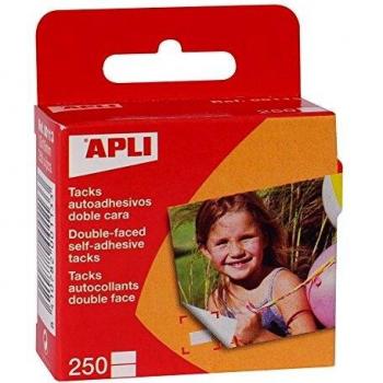 Apli Kids 113 Pack De 250 Fijafotos Autoadhesivos, 12 X 16 Mm