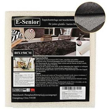 E-Senior Bases Antideslizantes para Alfombras, Antideslizante Alfombra,Sujeta Alfombras Casa,Corte Simple,Reutilizable y Lavable，Apta para Calefacción por Suelo Radiante