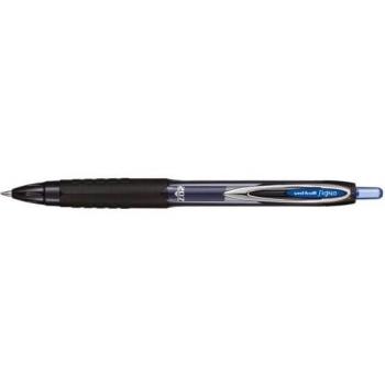 Roller Gel Uni-Ball Signo UMN 207, tinta azul, punta de 0.38 mm, cuerpo transparente, recargable y con diseño ergonómico