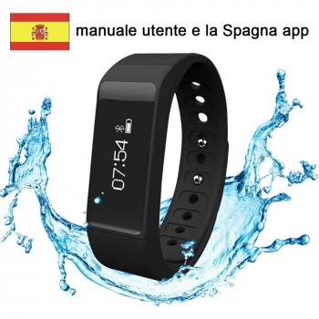 Amytech I5 Plus Pulsera de Fitness Sleep Monitor Pedometer Monitores de Actividad Wirstband,Color Negro